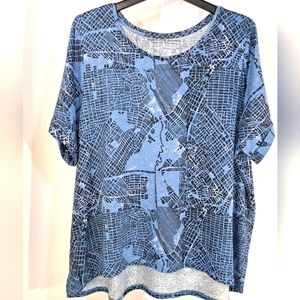 Penningtons Hi-Lo Relaxed Fit Top 4X